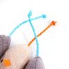 3pcs New Home Cat Toy Plush Herbal Mouse Cute Modeling Kitten Toy Universal