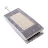 Portable Pet Scratcher Foldable Sisal Triangle Climbing Pad Cat Fur Climbing Frame